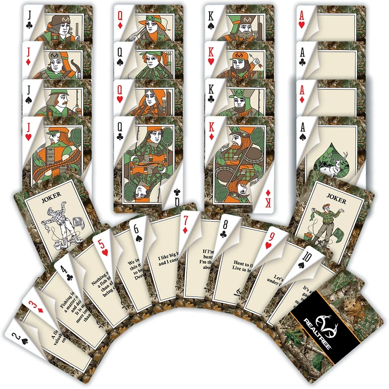 Masterpieces Realtree Playing Cards - 54 Card Deck for Adults