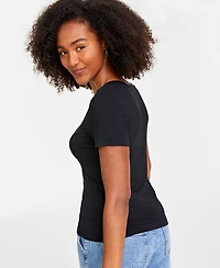 On 34th Women's Modal V-Neck T-Shirt, Created for Macy's