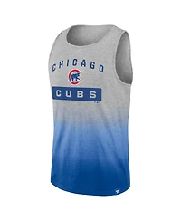 Men's Fanatics Gray, Royal Chicago Cubs Our Year Tank Top
