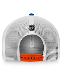 Men's Fanatics Royal New York Islanders Authentic Pro Rink Trucker Snapback Hat