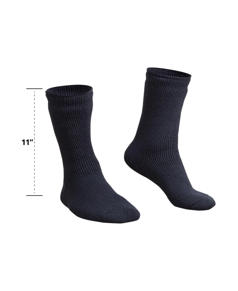 RefrigiWear Men's Brushed Thermal Sock - Heavy Duty, Moisture-Wicking, Extreme Cold Protection