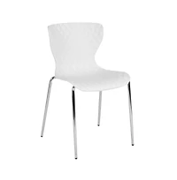 Contemporary Design Accent Dining Plastic Stack Chair