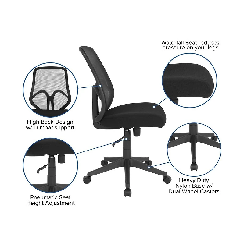 High Back Flexible Mesh Office Chair