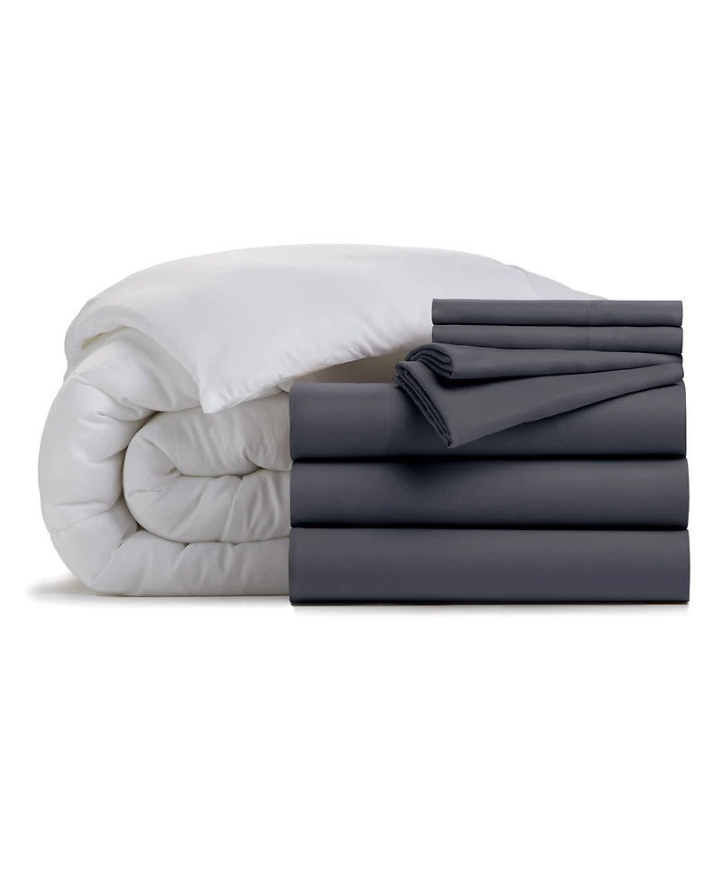 Ella Jayne Triple Brushed Microfiber 8-Piece Duvet Bundle