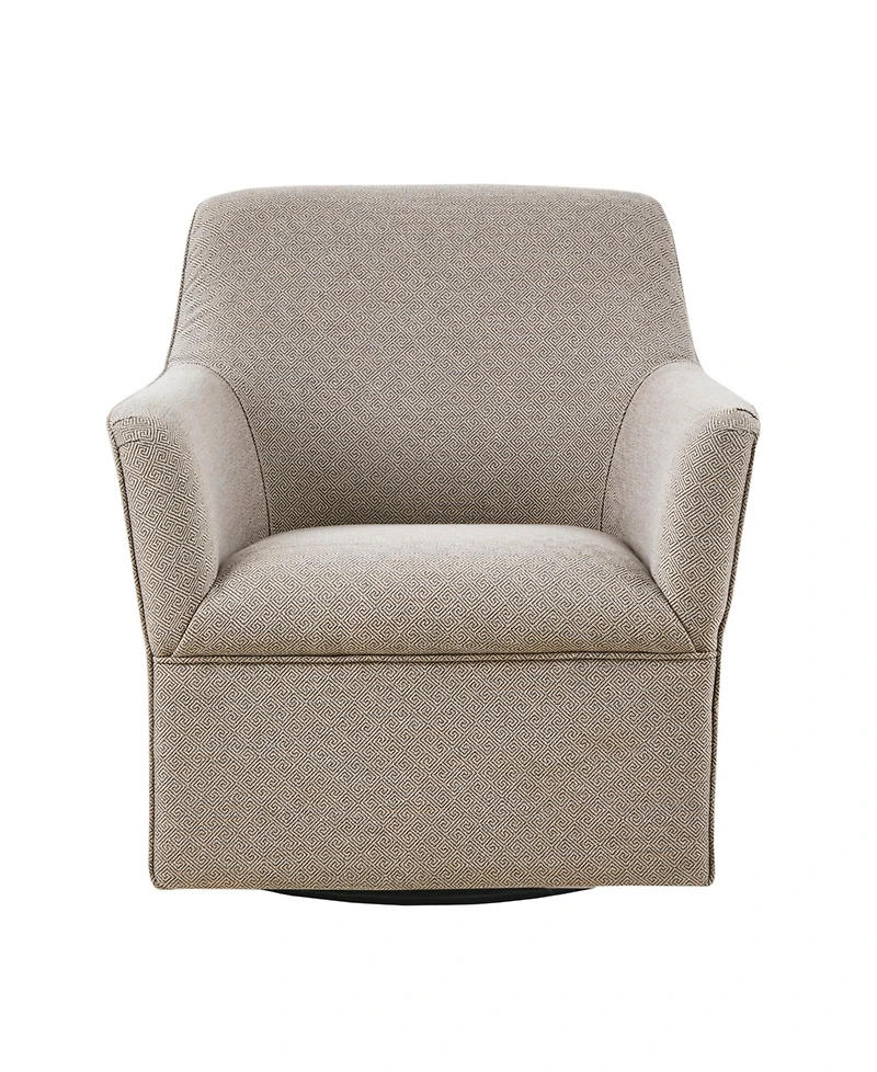Madison Park Augustine 30.75" Fabric Swivel Glider Chair