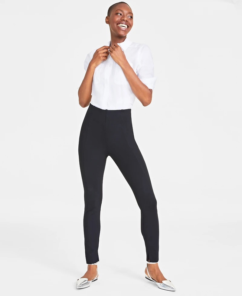 On 34th Women's Ponte Skinny Leggings, Regular and Short Lengths, Created for Macy's