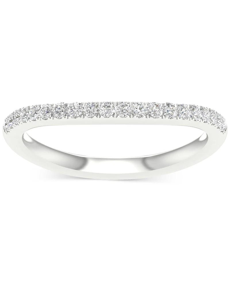 Diamond Wedding Band (1/5 ct. t.w.) in 14k White Gold