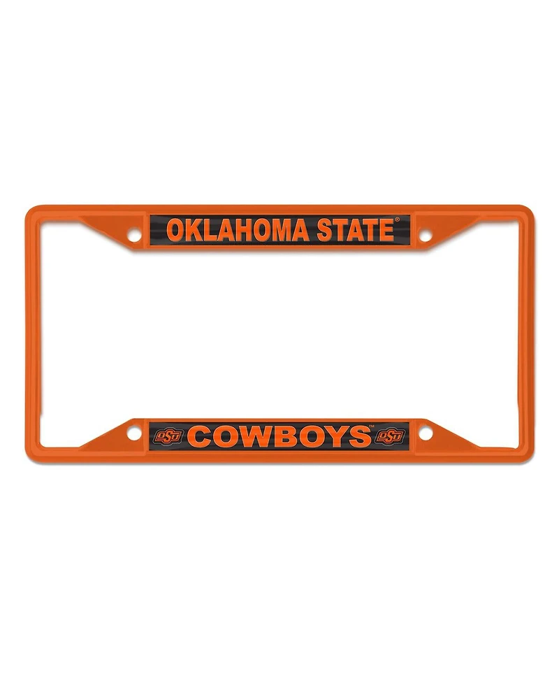 Wincraft Oklahoma State Cowboys Chrome Colored License Plate Frame