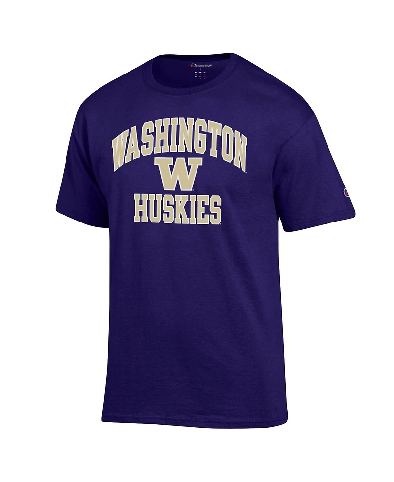 Men's Champion Purple Washington Huskies High Motor T-shirt