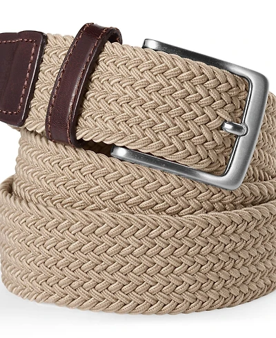 Lands' End Big & Tall Elastic Braid Belt