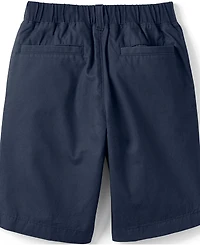 Lands' End Girls School Uniform Elastic Waist Pull On Shorts
