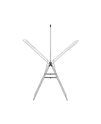 Hang on Clothes Drying Rack with Garment Rail, 82', 25 Meters