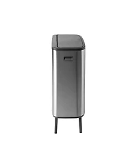 Bo Touch Top Hi Dual Compartment Trash Can, 2 x 8 Gallon, 2 x 30 Liter