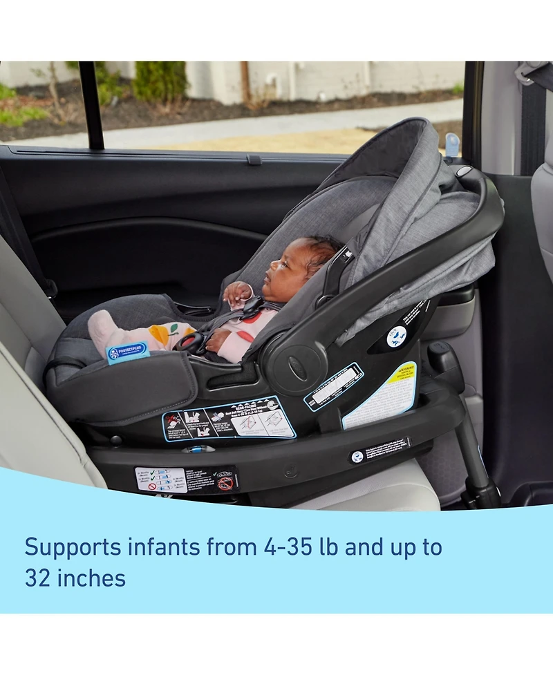 Graco SnugRide Dlx Baby Car Seat Featuring Load Leg Technology