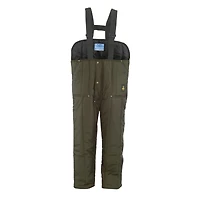 RefrigiWear Men's Iron-Tuff Low Bib Overalls - Insulated Work Bibs, Water-Repellent, Windproof, -50°F Comfort Rating, Durable Cold-Weather Gear