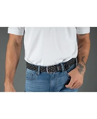 Trafalgar Men's Chandler Mixed Weave Stretch Belt