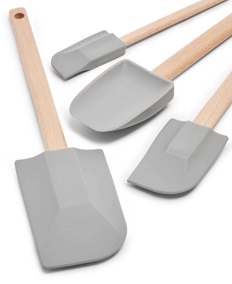 The Cellar 4-Piece Silicone Spatula Set