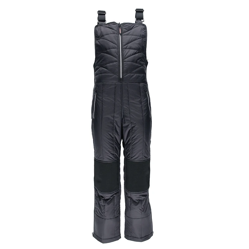 RefrigiWear Women's Diamond Quilted Bib Overalls - Insulated, Water-Repellent, and Wind-Tight Workwear for Extreme Cold