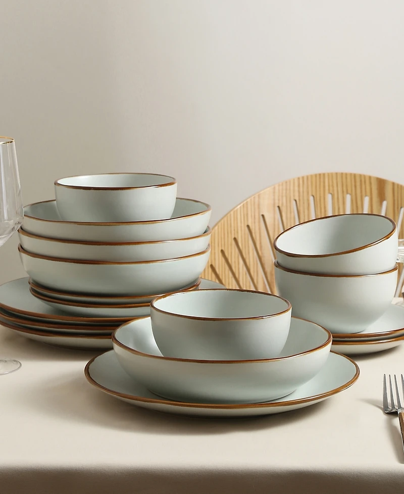Stone Lain Brasa 16 Pc. Dinnerware Set, Service for 4