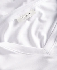On 34th Women's Modal V-Neck T-Shirt, Created for Macy's