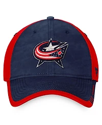 Men's Fanatics Navy, Red Columbus Blue Jackets Authentic Pro Rink Camo Flex Hat