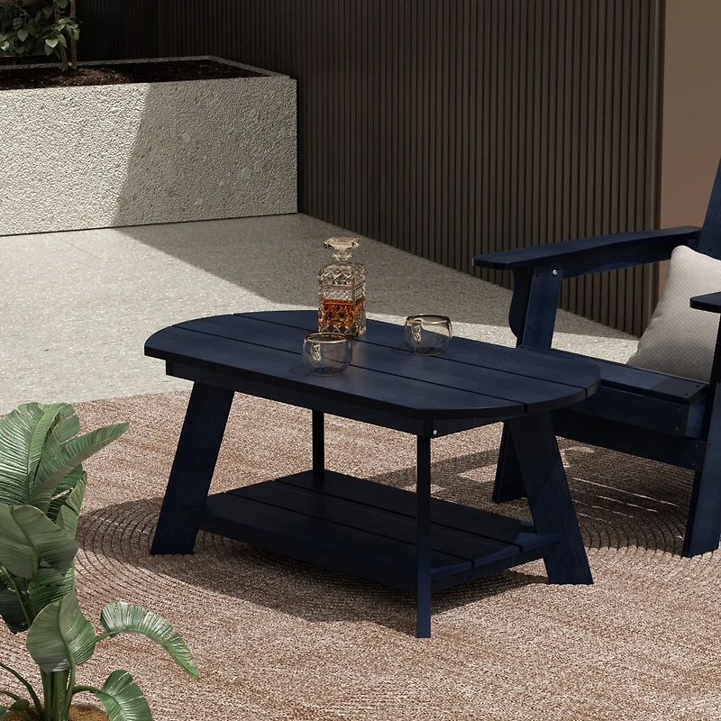 Outdoor Patio All-weather Modern Coffee Table