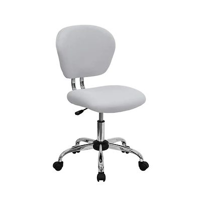 Emma+Oliver Mid-Back Mesh Padded Swivel Task Office Chair With Chrome Base