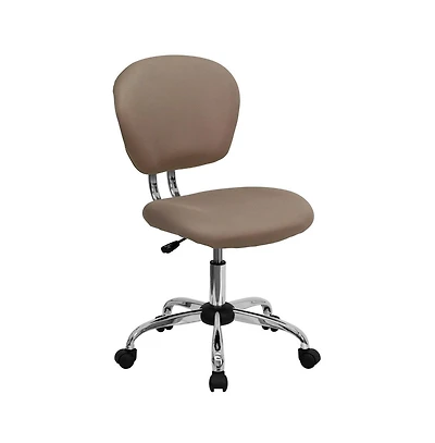Emma+Oliver Mid-Back Mesh Padded Swivel Task Office Chair With Chrome Base