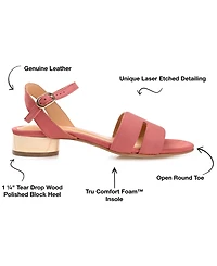 Journee Signature Women's Starlee Ankle Strap Sandals