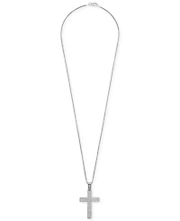 Men's Diamond Cross 22" Pendant Necklace (1 ct. t.w.)