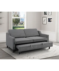 White Label Monty Convertible 71.5" Studio Sofa with Pull-Out Bed