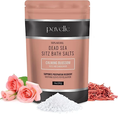 Pavelle Sitz Bath Salts, Dead Sea Salt Bath Soak