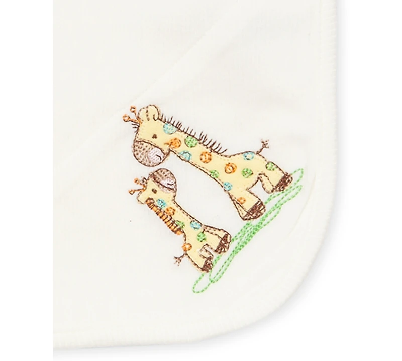 Little Me Baby Boys or Baby Girls Giraffe Receiving Blanket