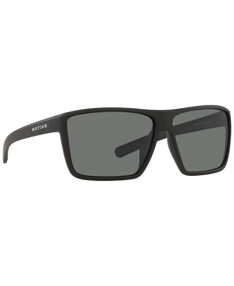 Native Eyewear Unisex Polarized Sunglasses, Wells Xl