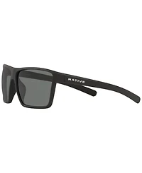Native Eyewear Unisex Polarized Sunglasses, Wells Xl