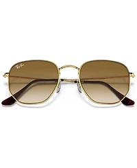 Ray-Ban Unisex Sunglasses, RB3548N Hexagonal Flat Lenses
