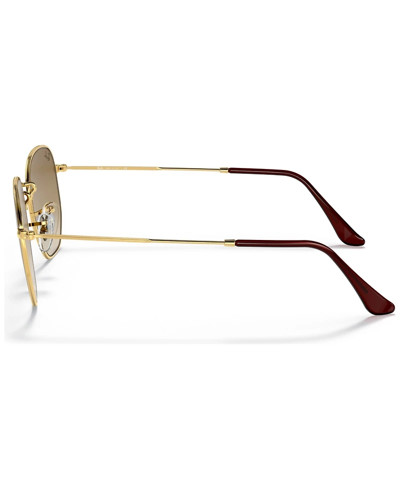 Ray-Ban Unisex Sunglasses, RB3548N Hexagonal Flat Lenses