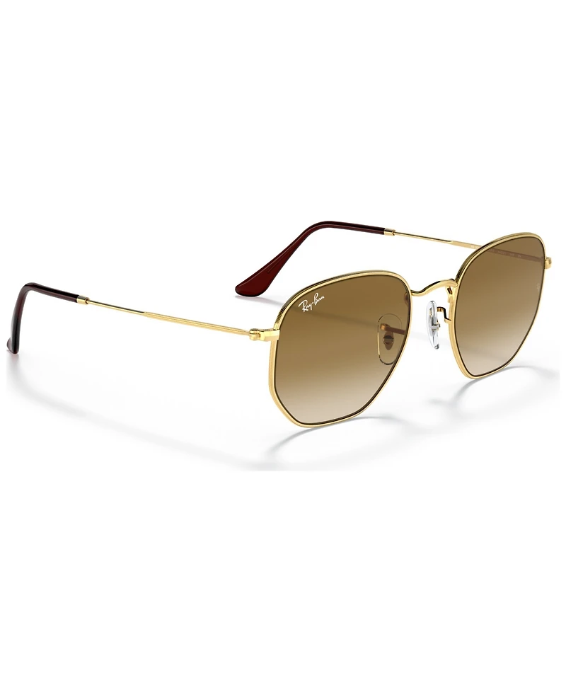 Ray-Ban Unisex Sunglasses, RB3548N Hexagonal Flat Lenses
