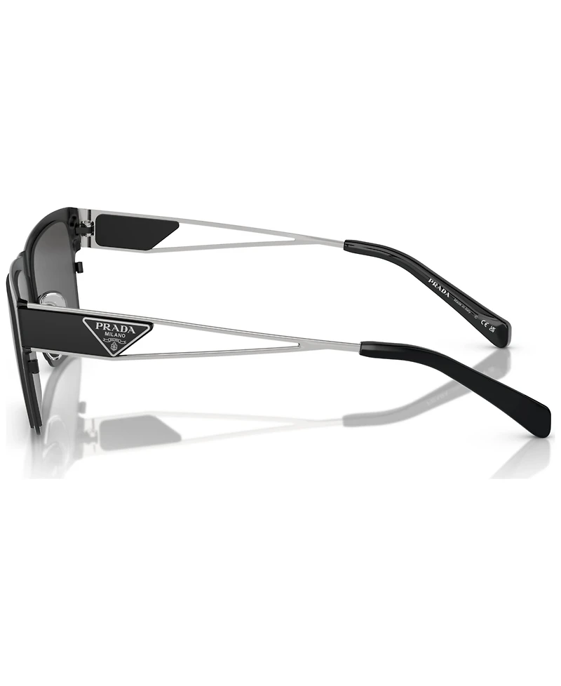 Prada Rectangular Men's Sunglasses, Pr 71ZS