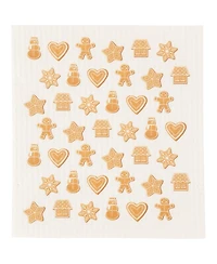 Kaf Home Swedish Dish Cloths, Gingerbread, Set of 4