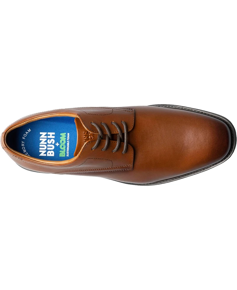 Nunn Bush Men's Baxter Leather Plain Toe Oxford