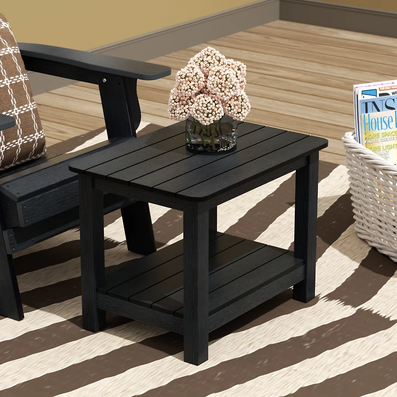 WestinTrends Outdoor Patio All-weather Modern Side Table