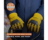 RefrigiWear Men's Double Insulated Impact Glove