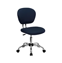 Emma+Oliver Mid-Back Mesh Padded Swivel Task Office Chair With Chrome Base
