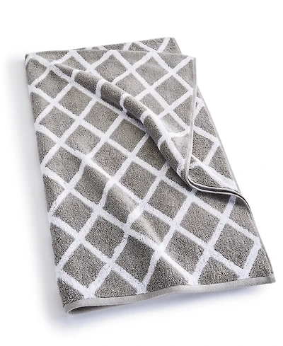 Lauren Ralph Sanders Diamond Cotton Bath Towel, 30" x 56"