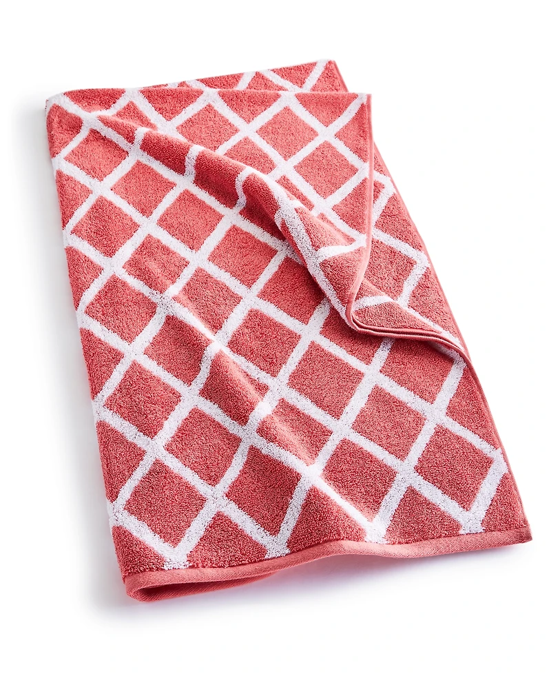 Lauren Ralph Lauren Sanders Diamond Cotton Bath Towel, 30" x 56"