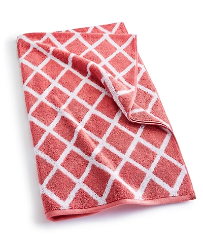 Lauren Ralph Lauren Sanders Diamond Cotton Bath Towel, 30" x 56"
