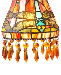 Dale Tiffany 2-Piece Dragonfly Beaded Wall Sconce Set