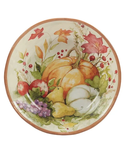 Certified International Harvest Blessings Serving Bowl