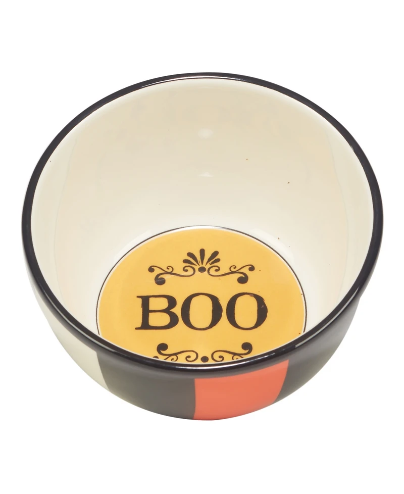 Certified International Spooky Halloween Set of 4 Ice Cream Bowls, Service for 4